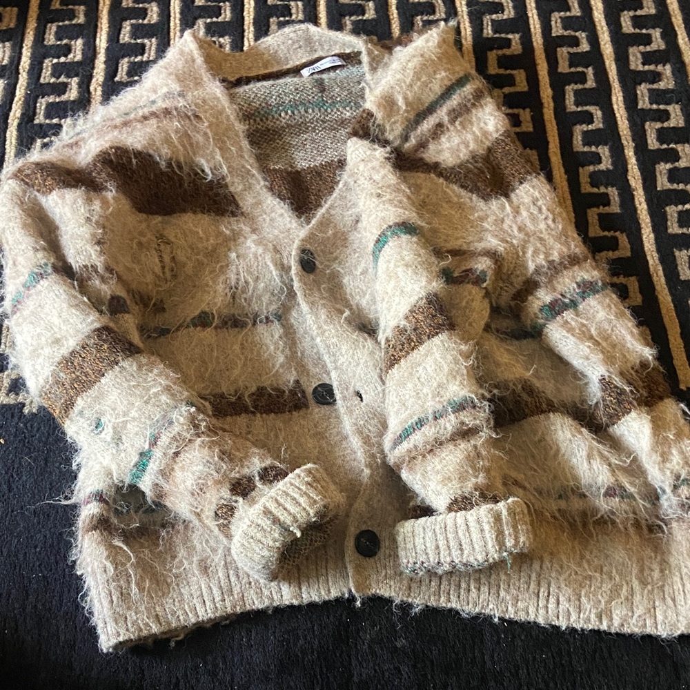 Zara Multicolor Knit Sweater